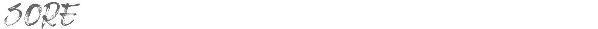 Sore Sore DEMO.otf font preview